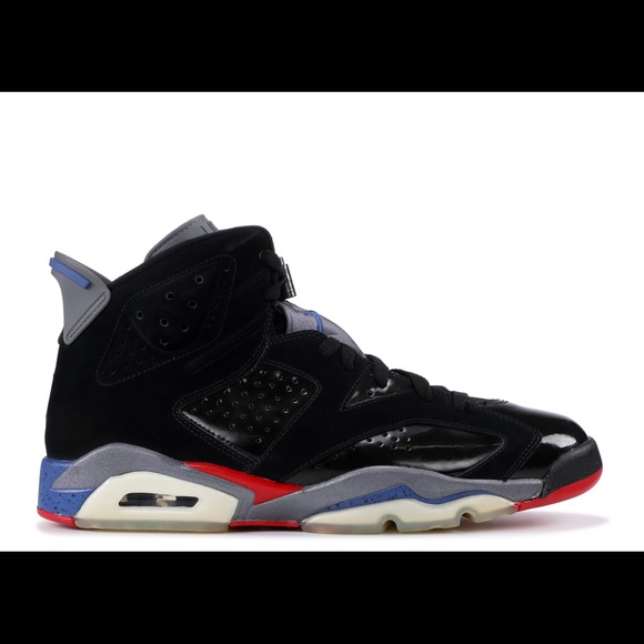 Nike Air Jordan VI Retro Pistons Black Red Blue Big Kids size